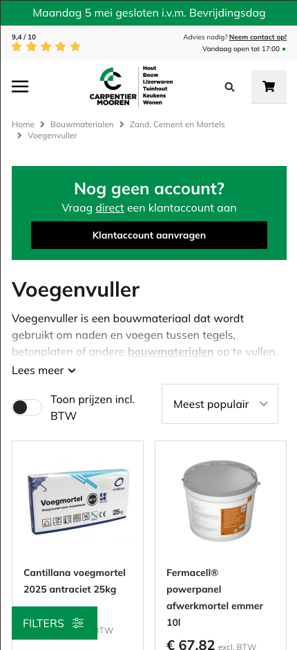 Een krachtig B2B-platform voor de bouwsector